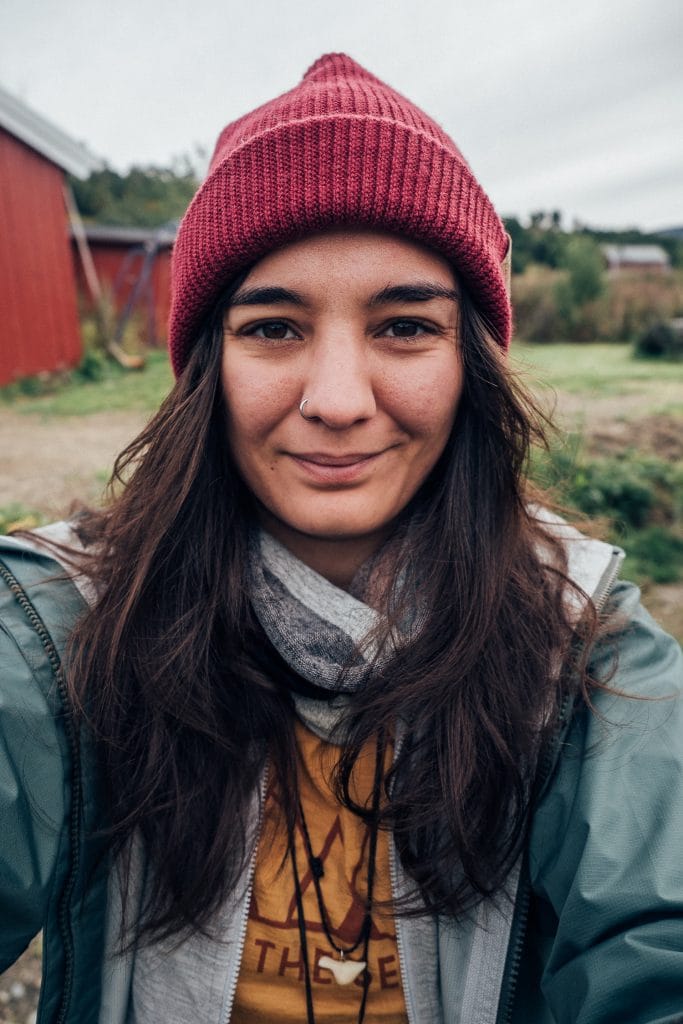 woman with beanie in Norway