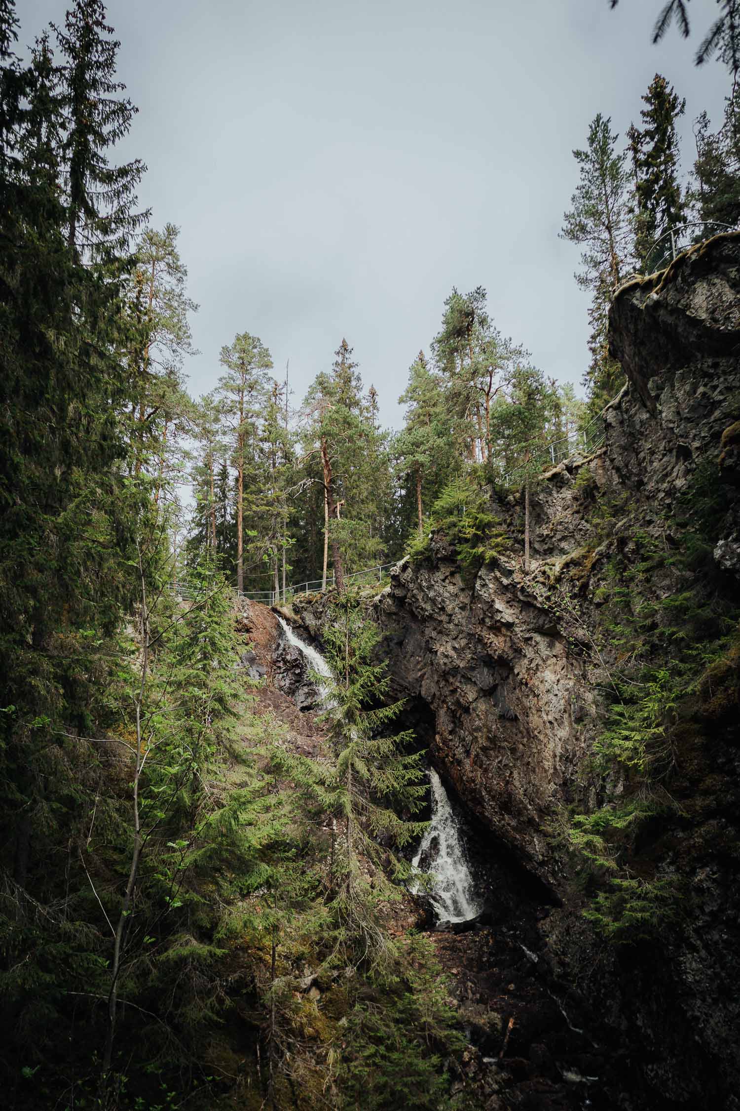 waterfall in Styggforsen
